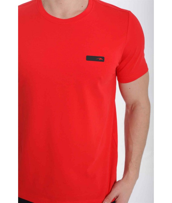 MARATON vyriški marškinėliai iš medvilnės 20896 raudoni