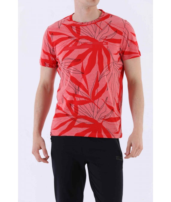 MARATON vyriški marškinėliai su medvilne 20603 raudoni