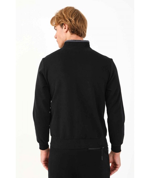 MARATON šiltas džemperis vyrams 21387 juodas