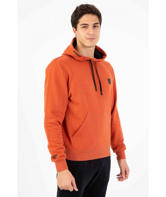 MARATON šiltas džemperis vyrams 21380 oranžinis