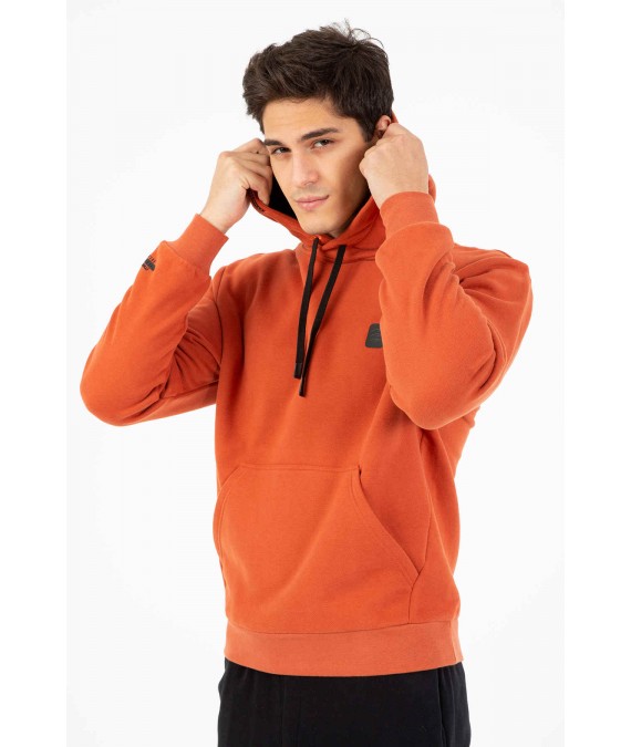 MARATON šiltas džemperis vyrams 21380 oranžinis