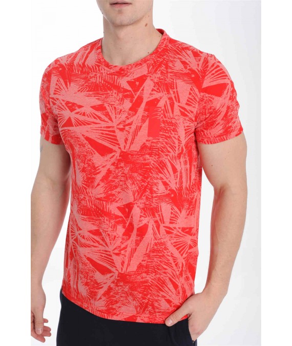 MARATON vyriški marškinėliai su medvilne 20927 raudona